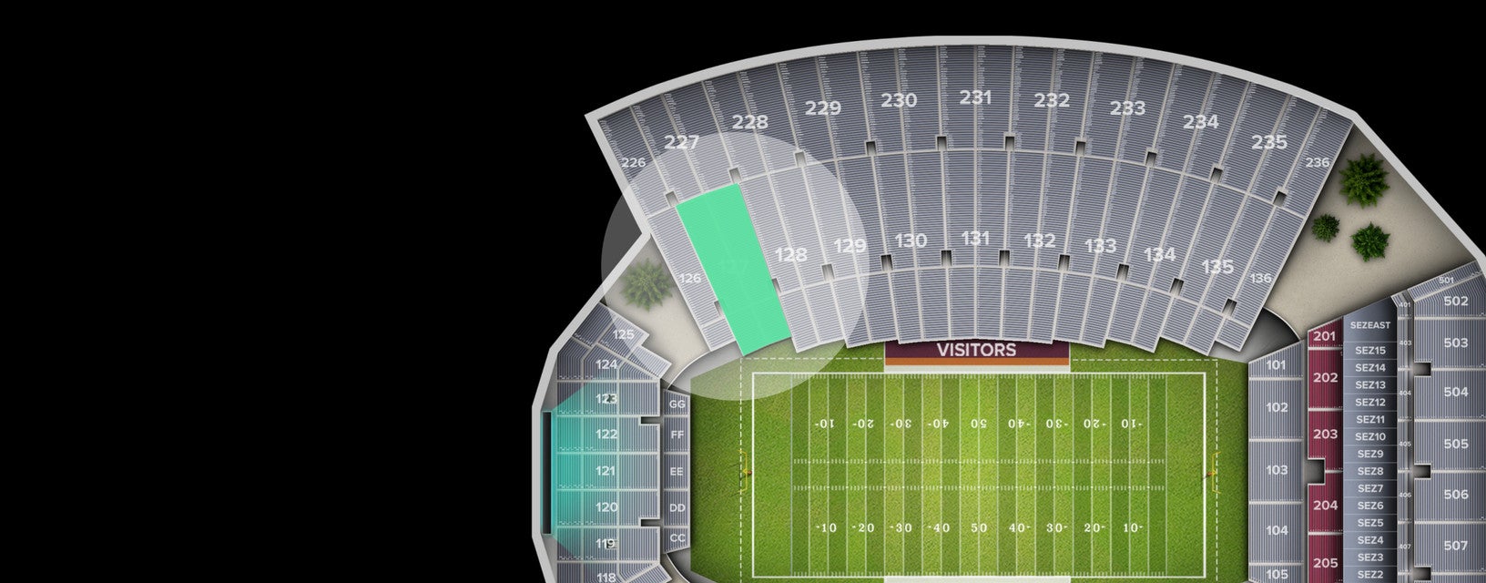 Seat view from Lower