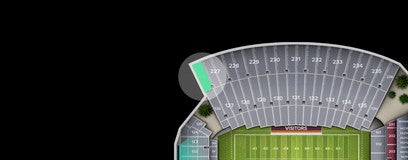 Seat view from Zone Club