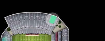 Seat view from Zone Club