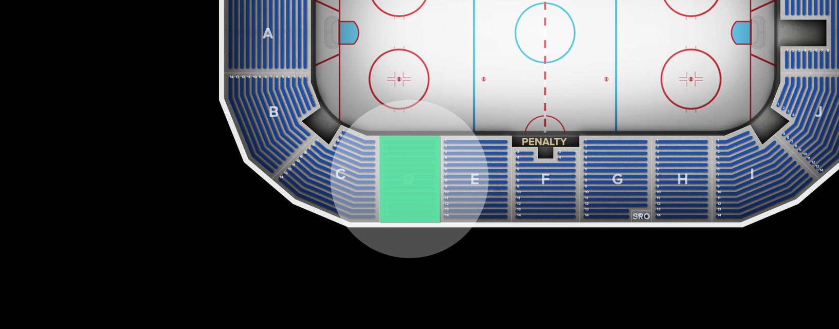 Seat view from Lower