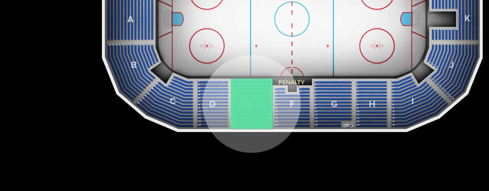 Seat view from Lower