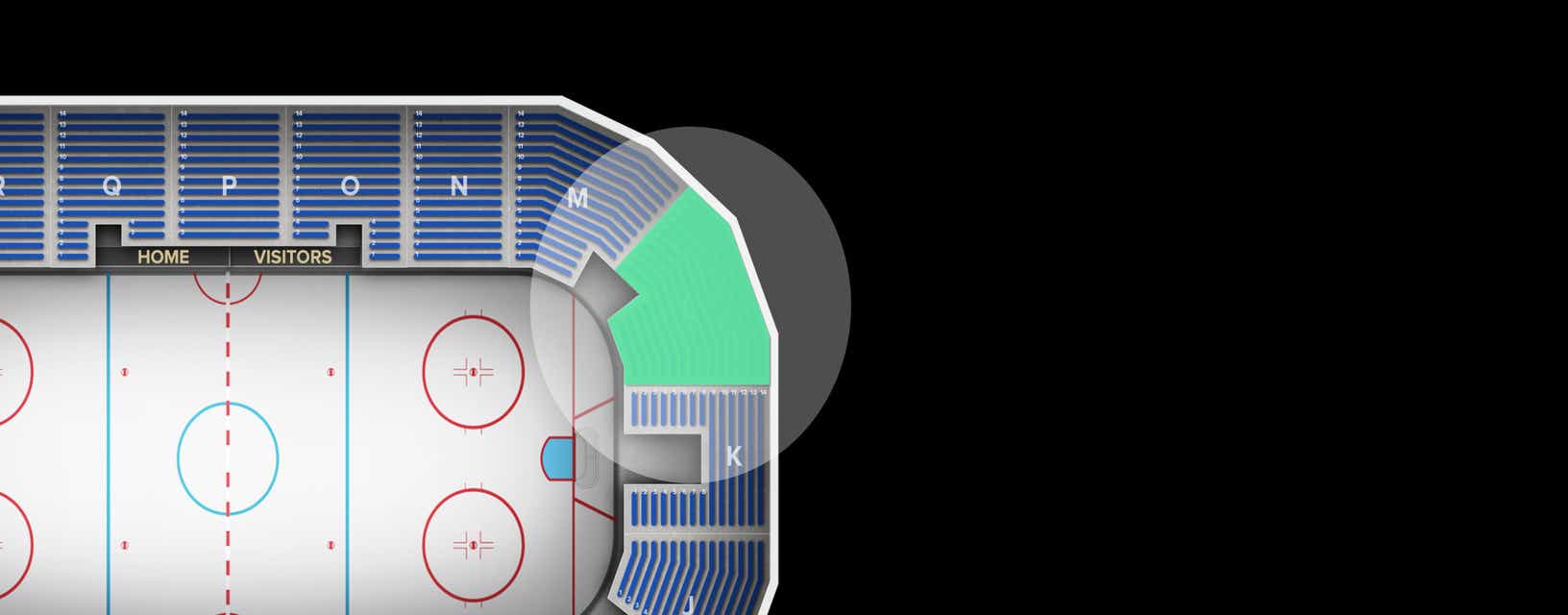 Seat view from Lower