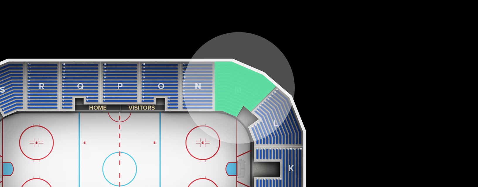 Seat view from Lower