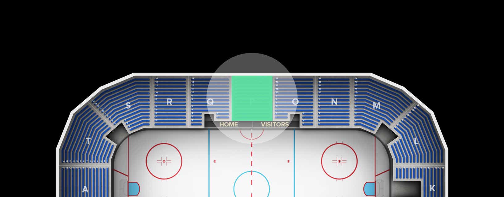Seat view from Lower