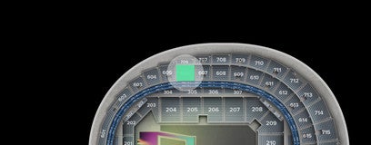 Seat view from Middle