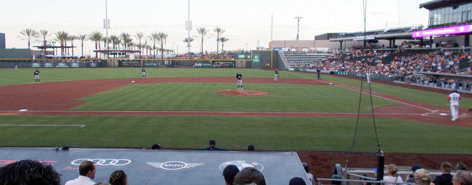 Seat view from Dugout Box