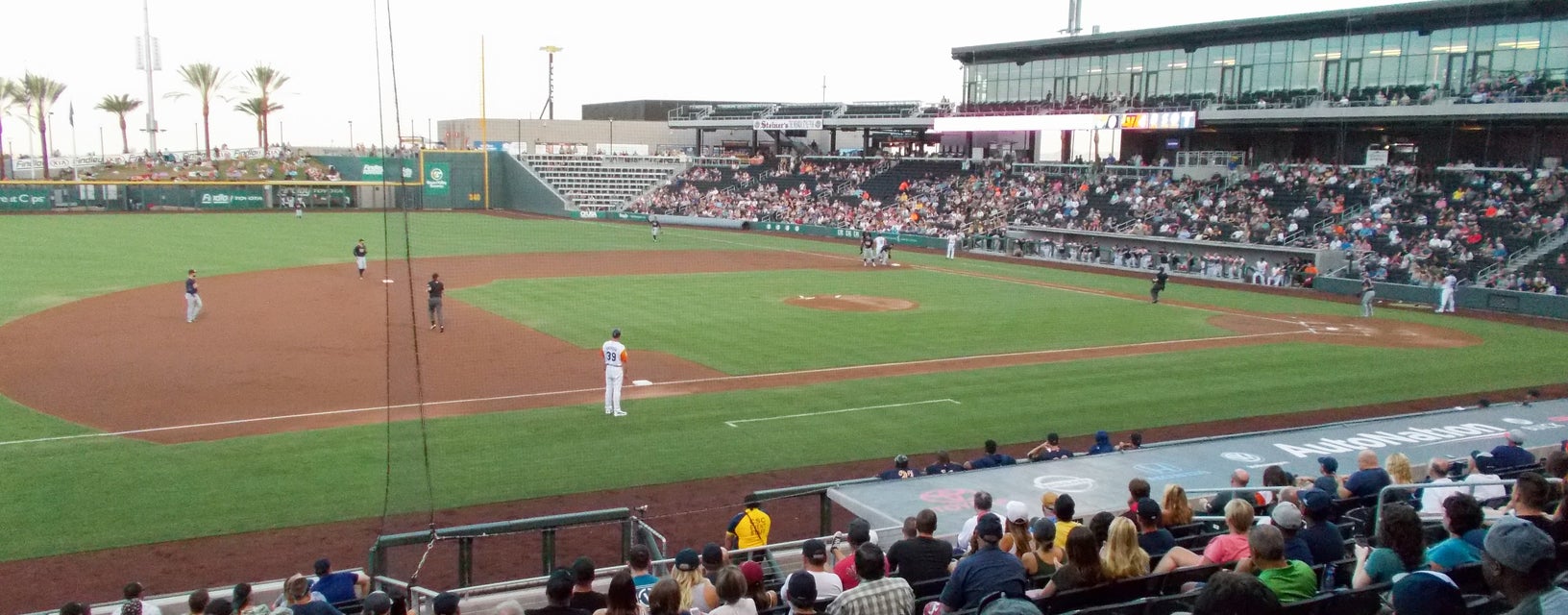 Seat view from Dugout Box