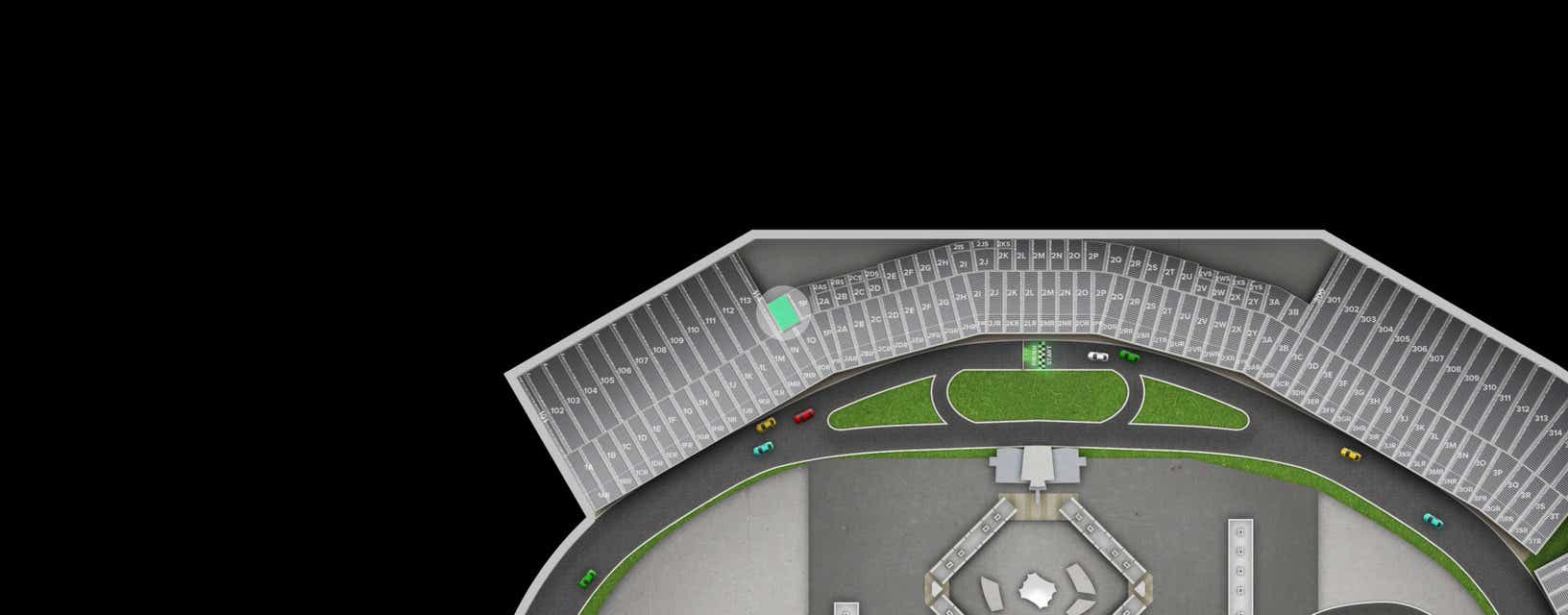 Seat view from
