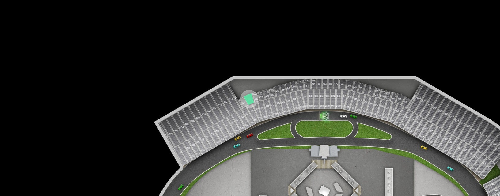 Seat view from Red