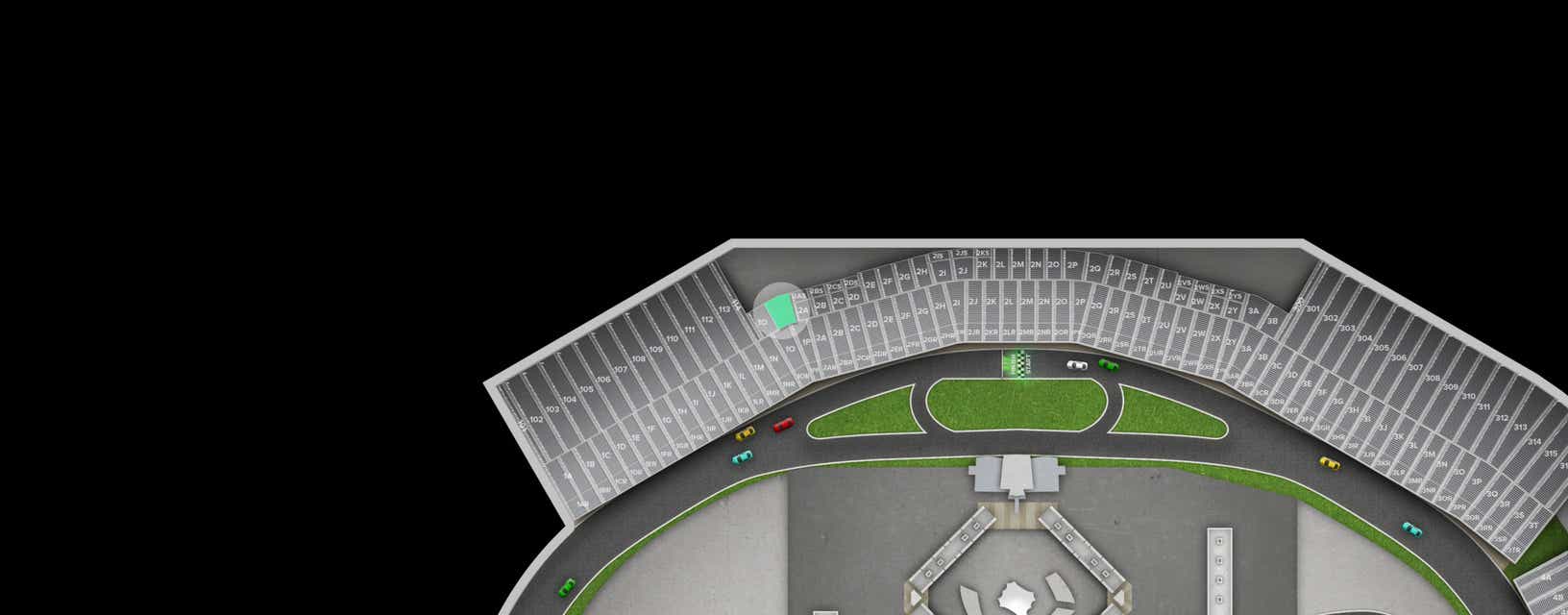 Seat view from Red