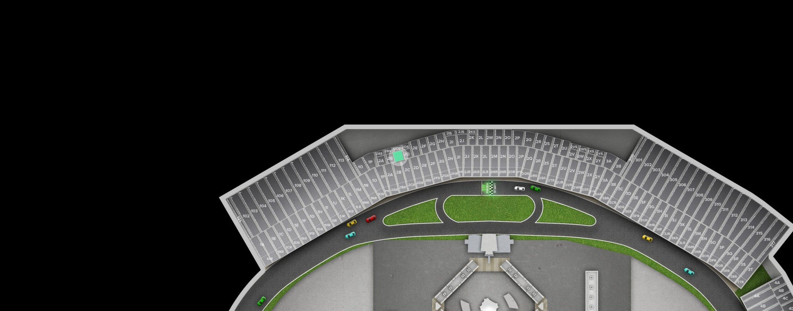 Seat view from Red