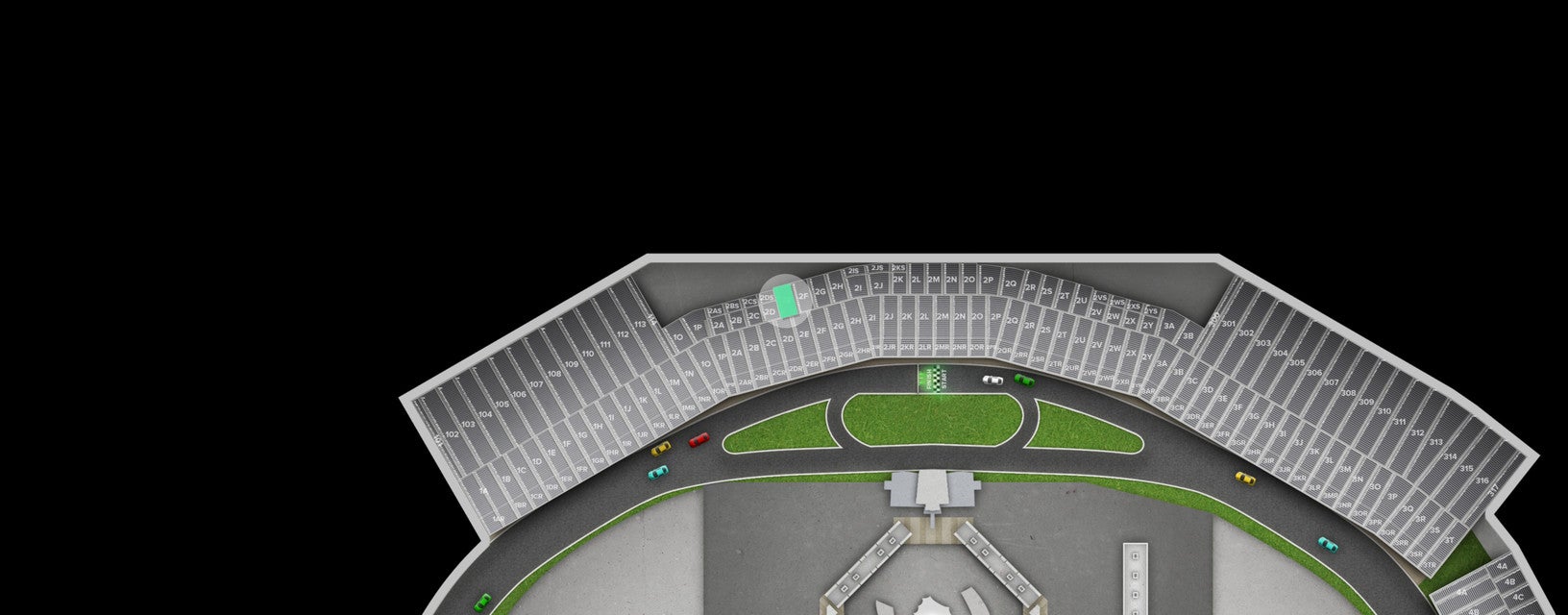 Seat view from Red