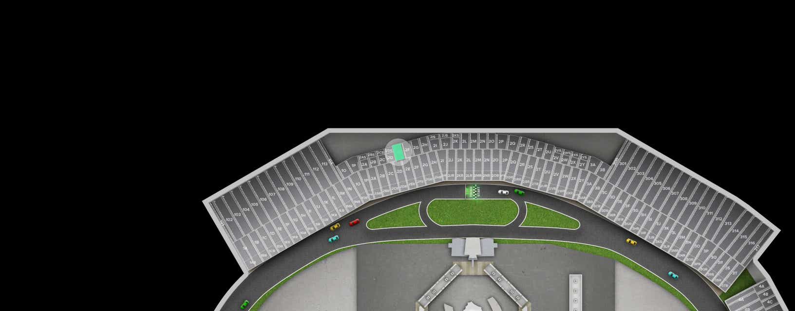 Seat view from Red
