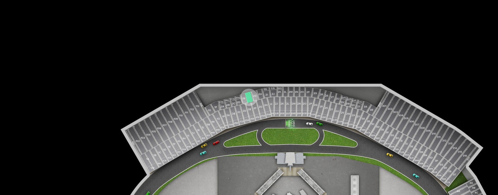 Seat view from Red