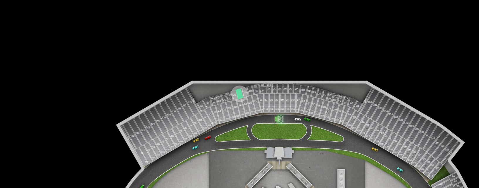 Seat view from Red