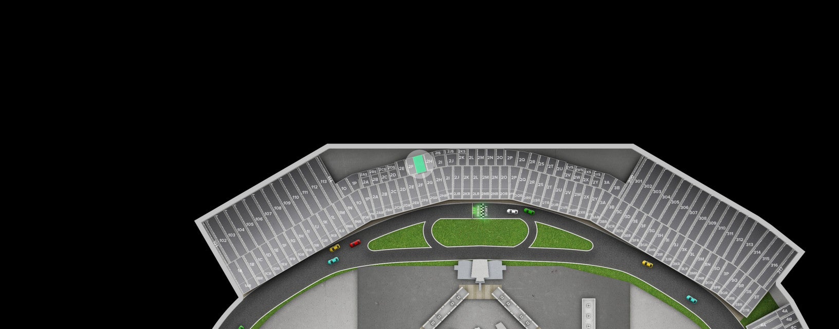 Seat view from Red