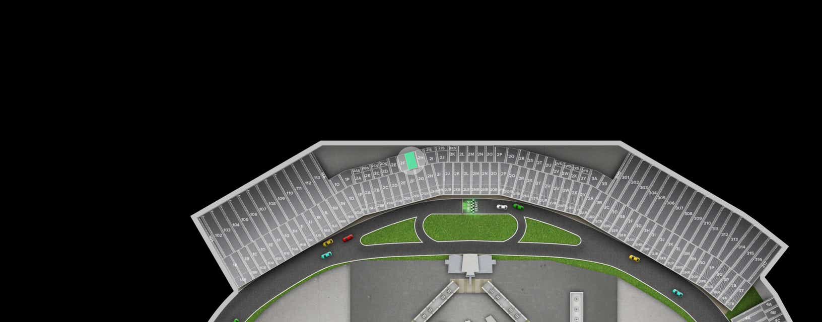 Seat view from Red