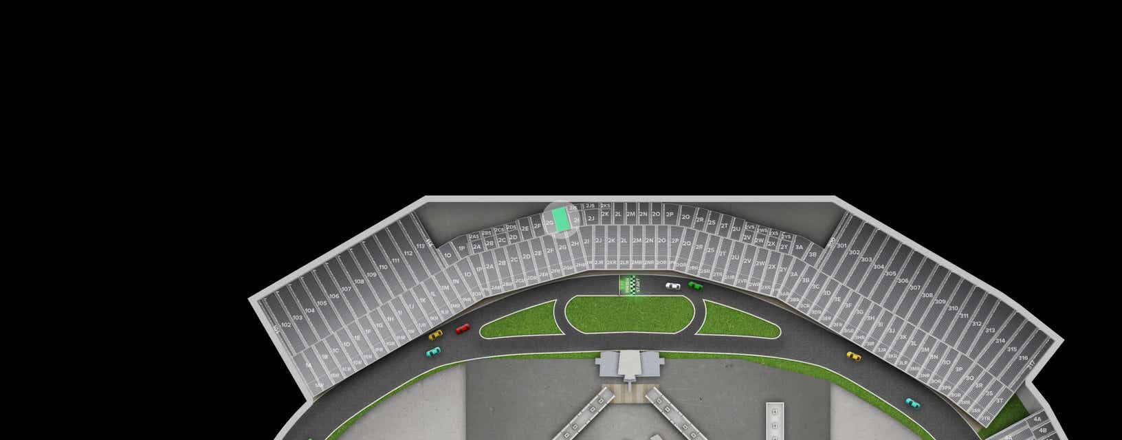 Seat view from Red