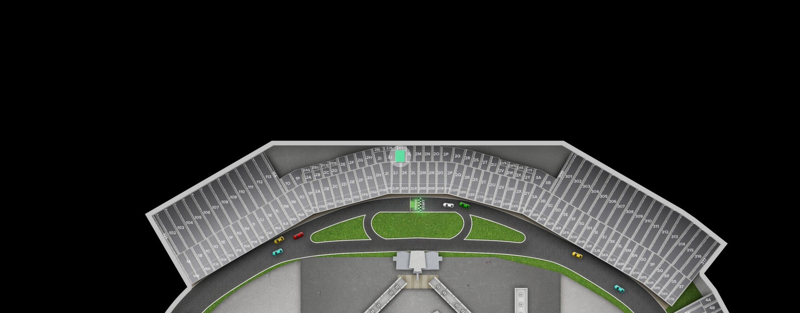 Seat view from Red