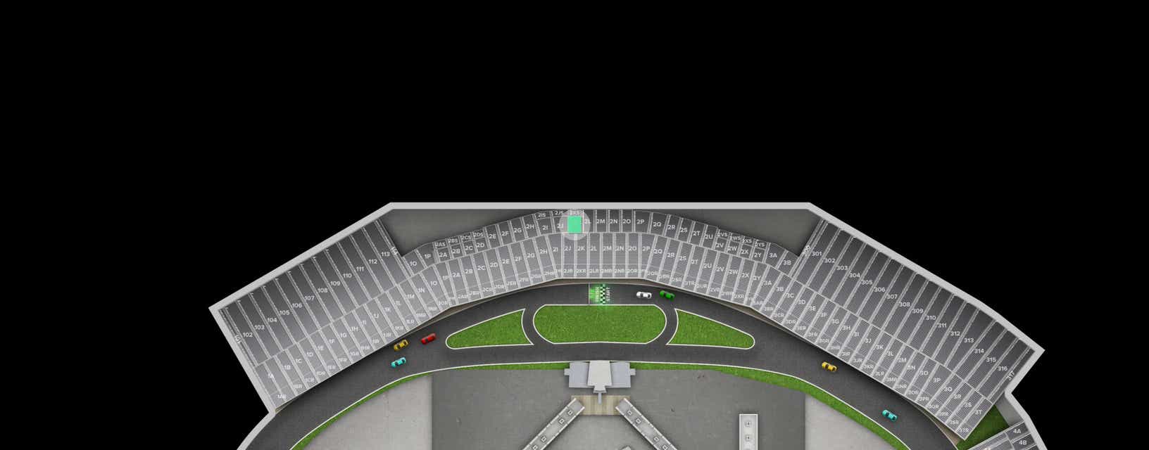 Seat view from Red