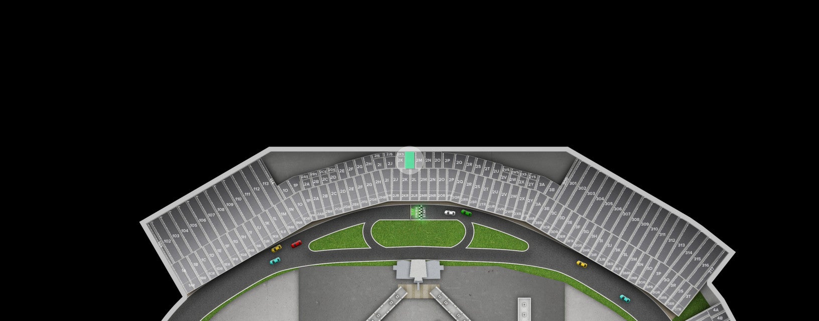Seat view from Red