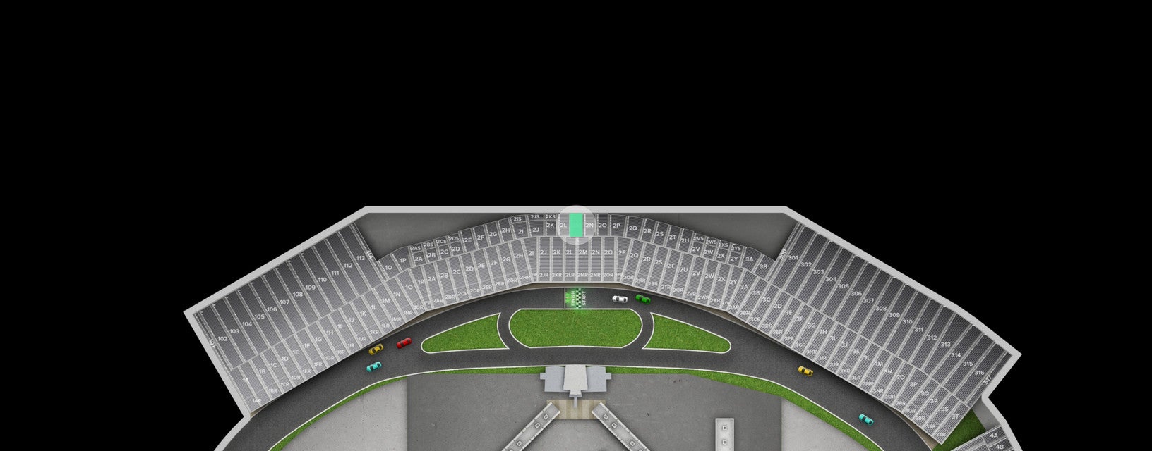 Seat view from Red