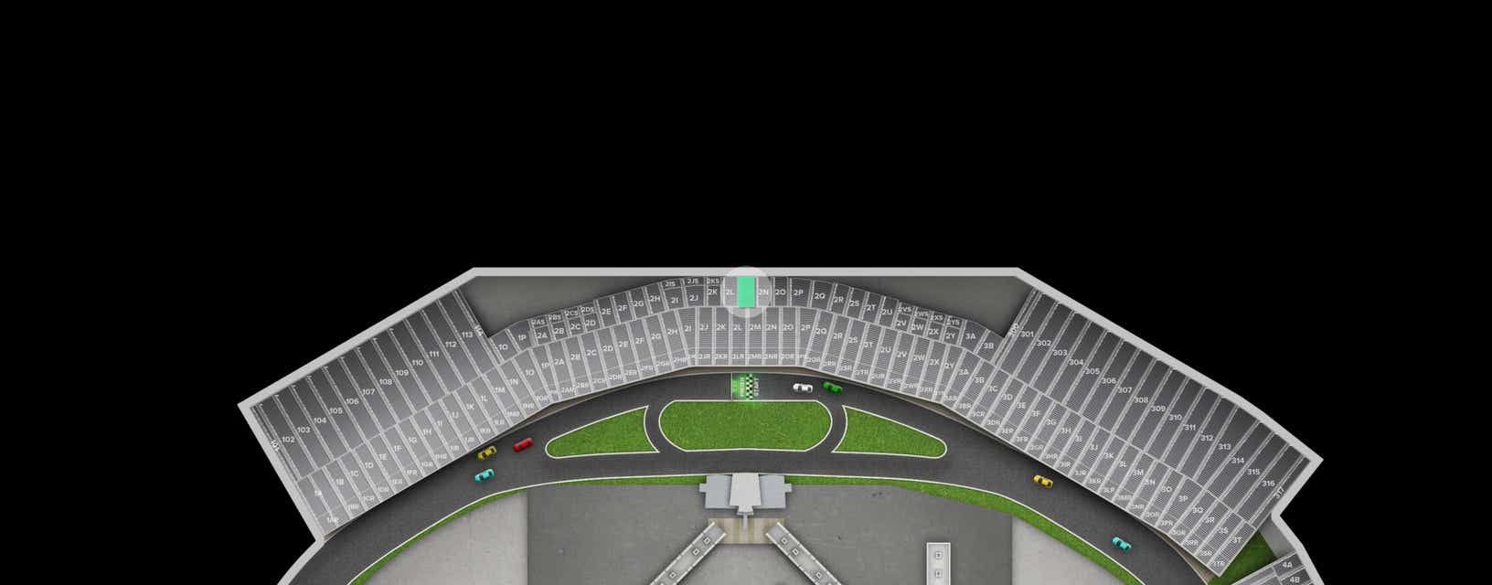 Seat view from Red