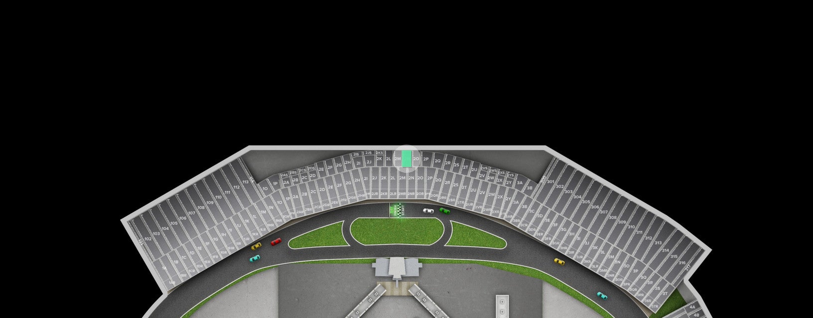 Seat view from Red