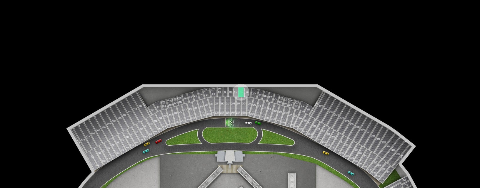 Seat view from Red