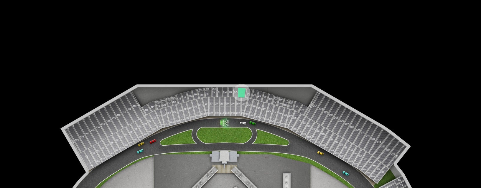 Seat view from Red