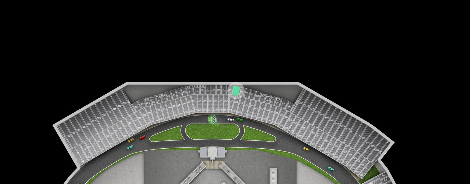 Seat view from Red