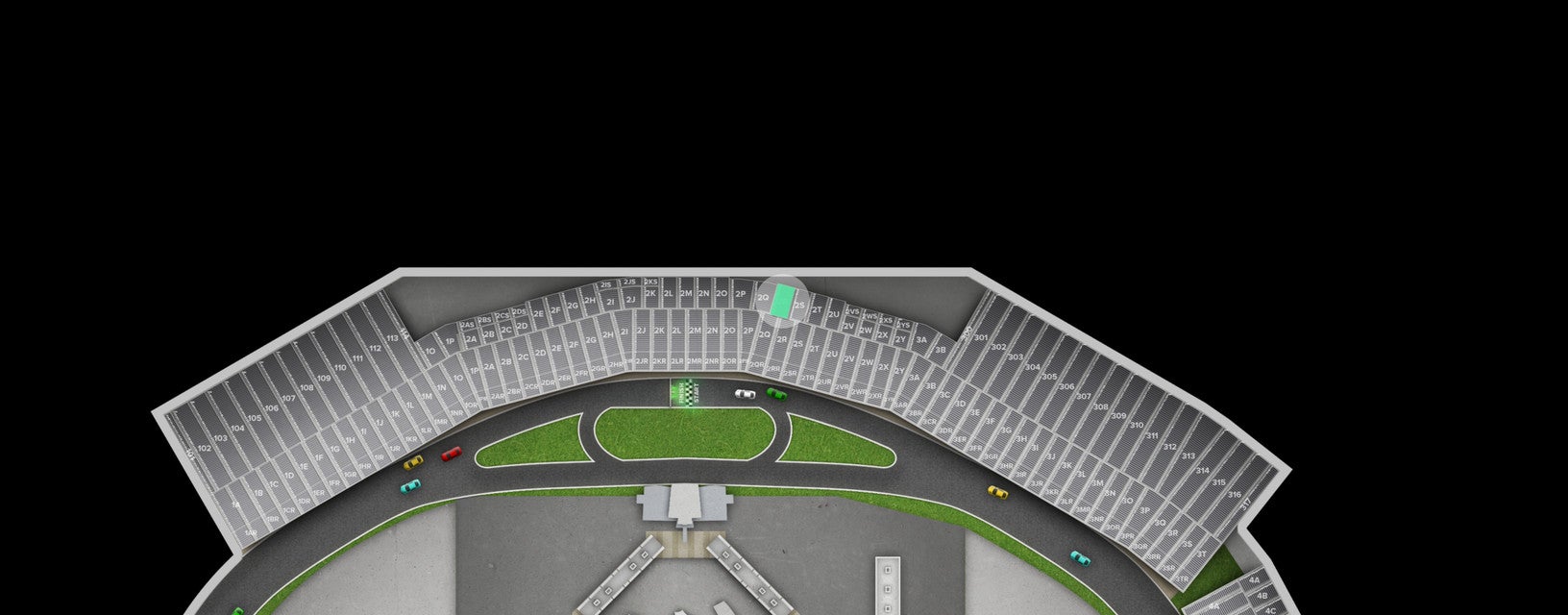 Seat view from Red