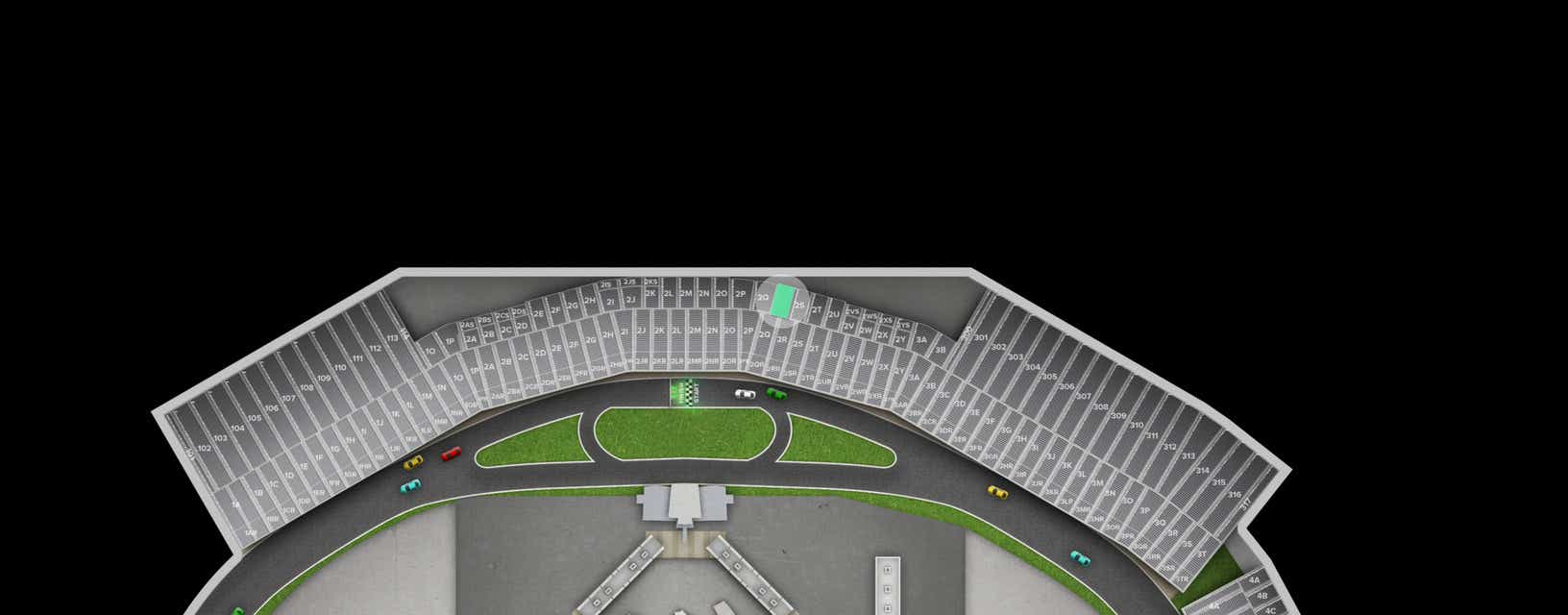 Seat view from Red