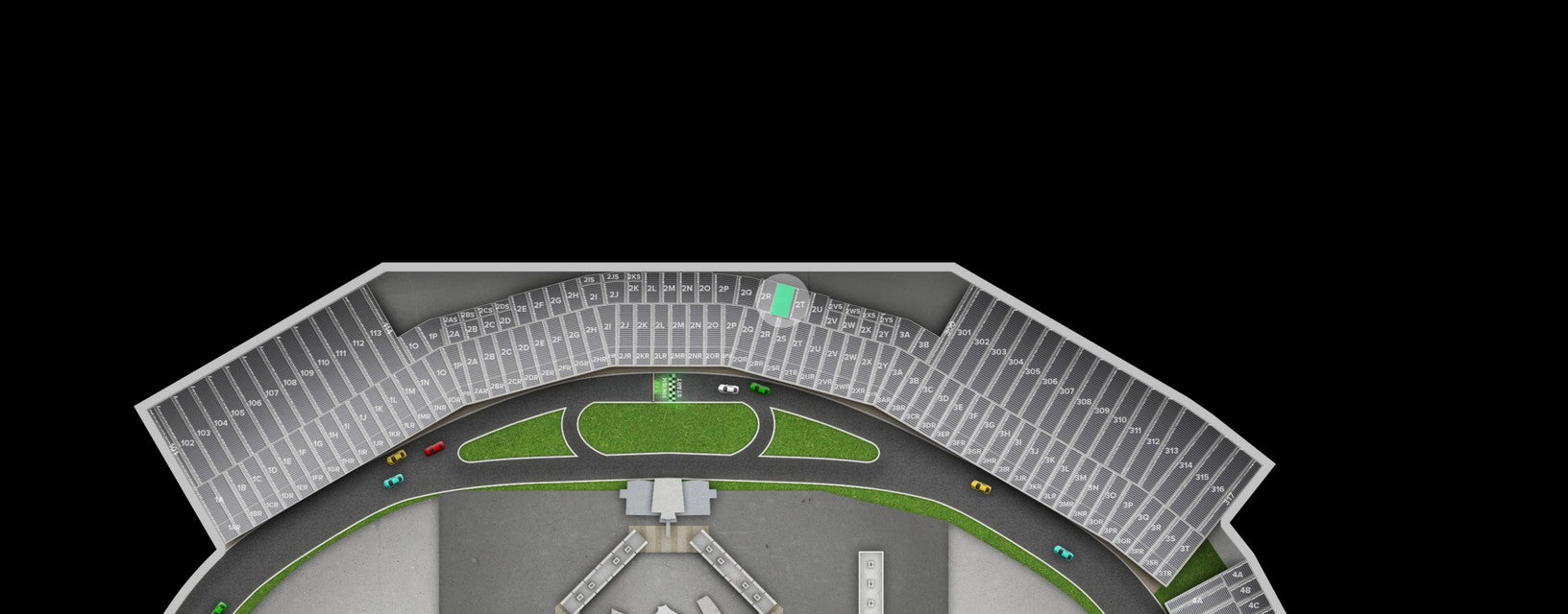 Seat view from Red