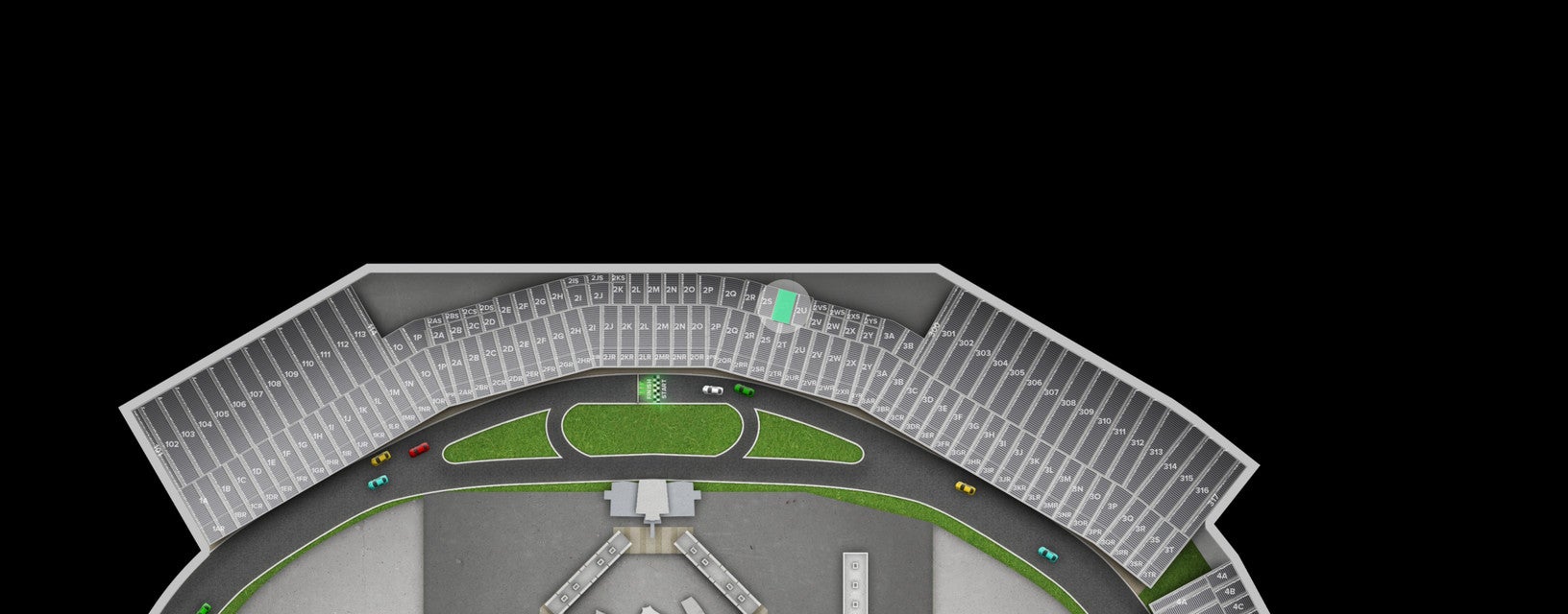 Seat view from Red