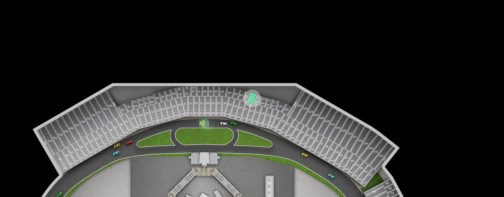 Seat view from Red