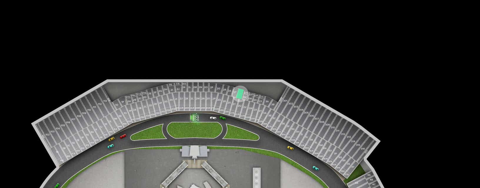 Seat view from Red