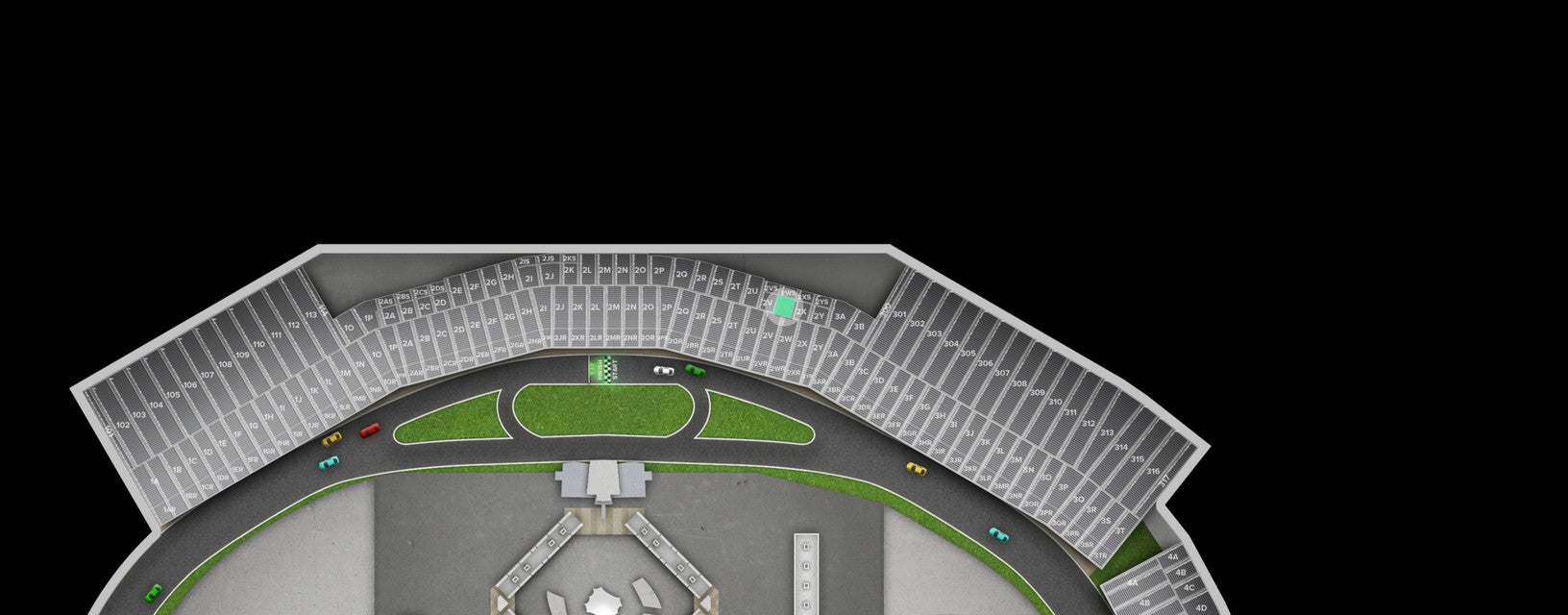Seat view from Red