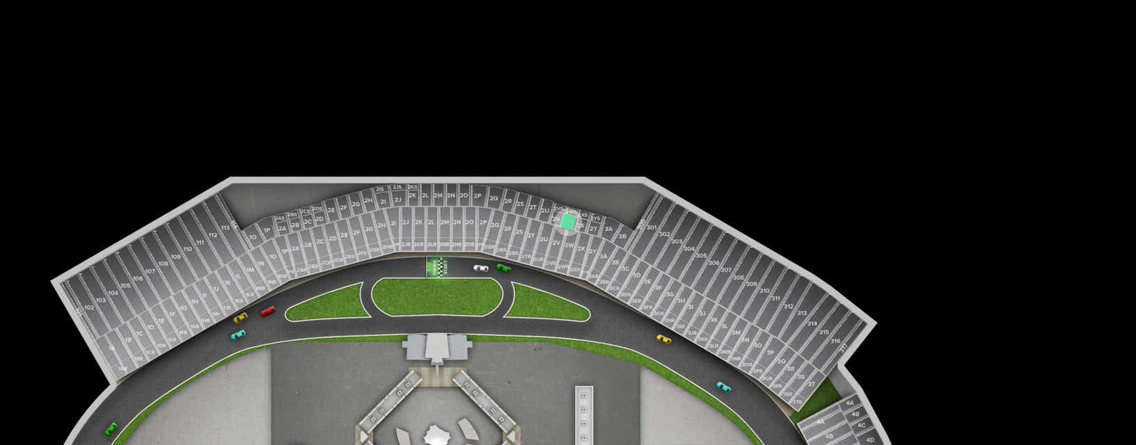 Seat view from Red