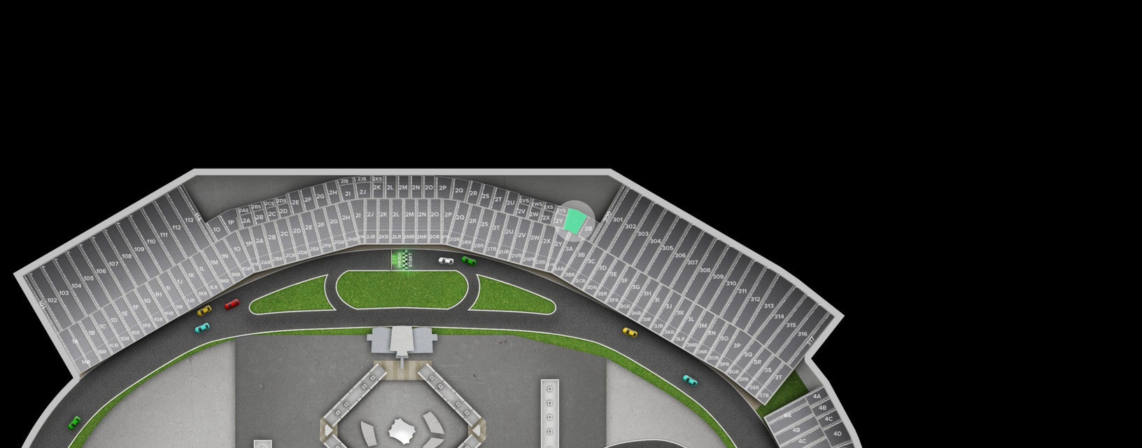 Seat view from Red