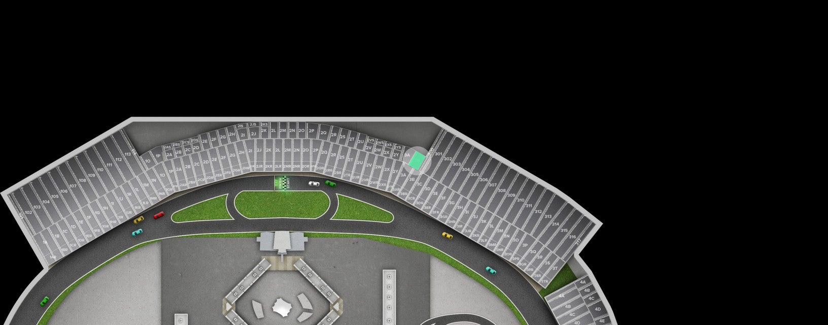 Seat view from Red
