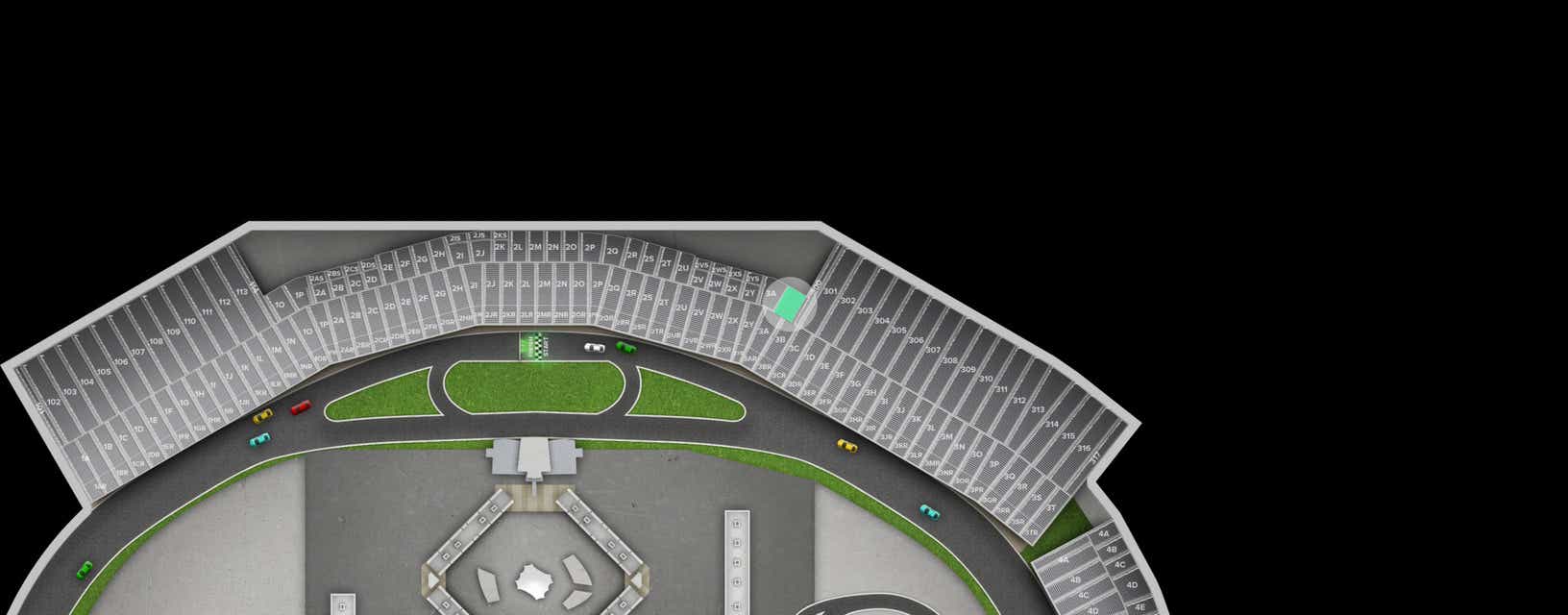 Seat view from Red