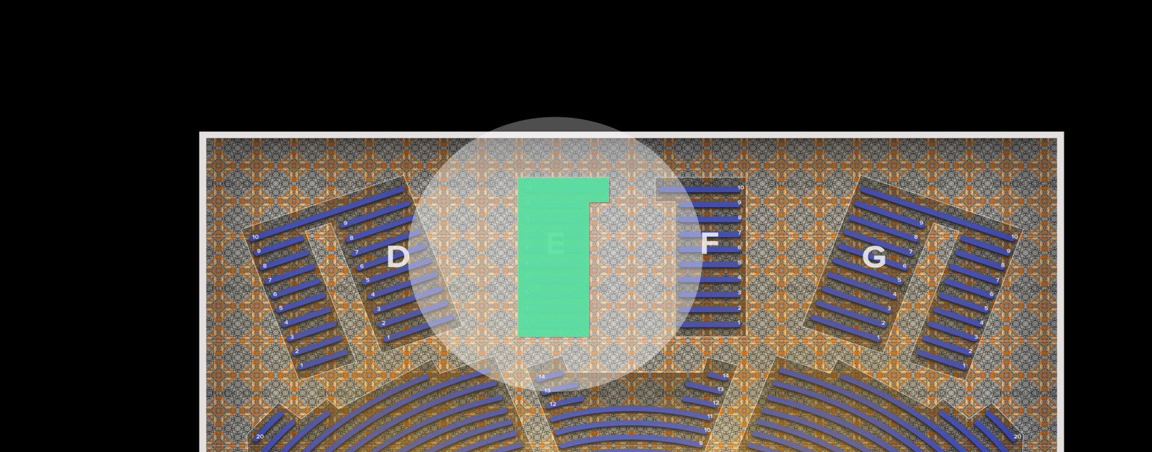 Seat view from Section