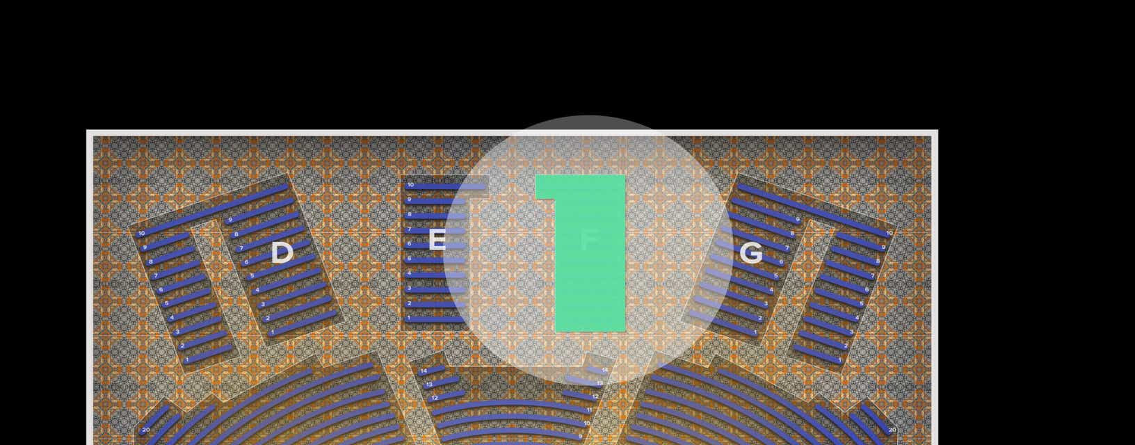 Seat view from Section