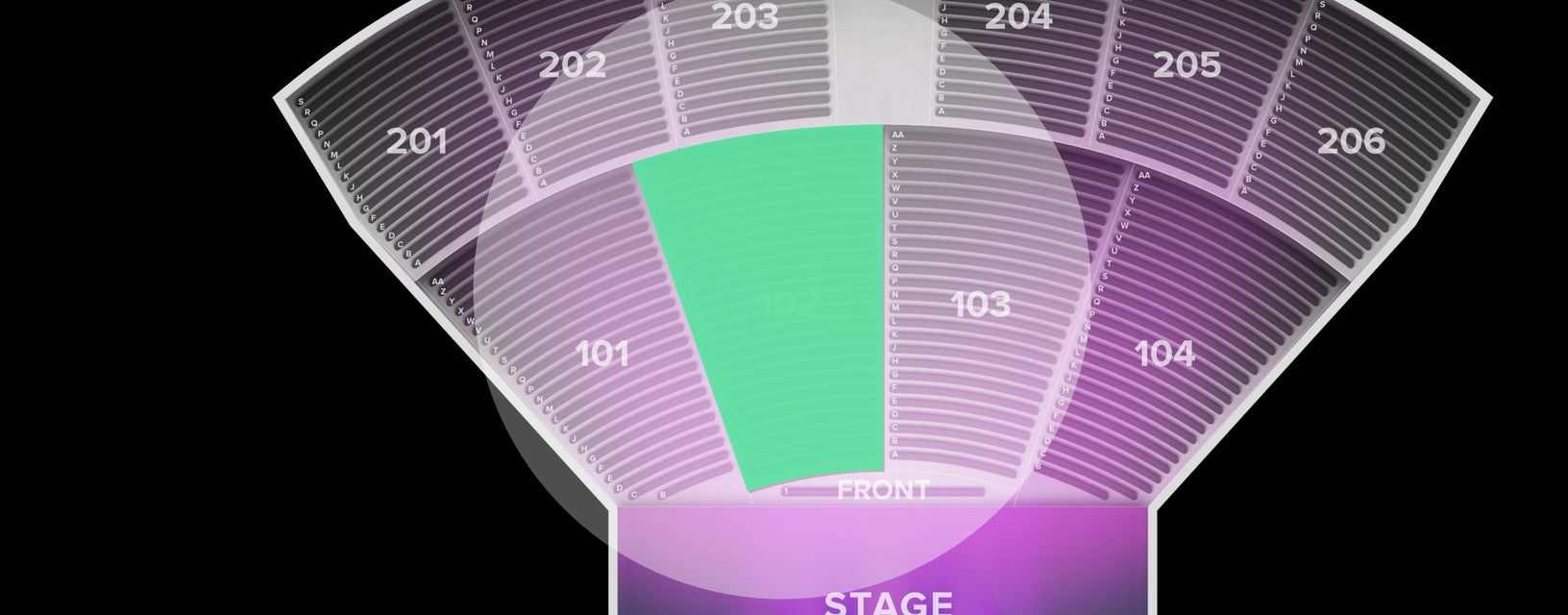 Seat view from Lower