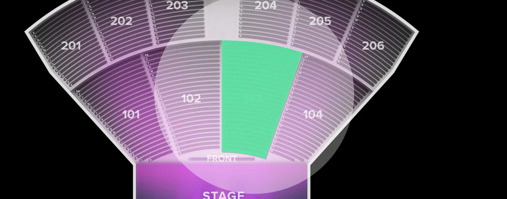 Seat view from Lower