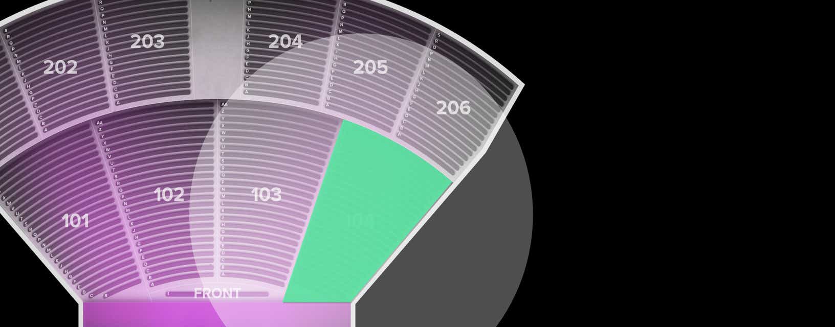 Seat view from Lower