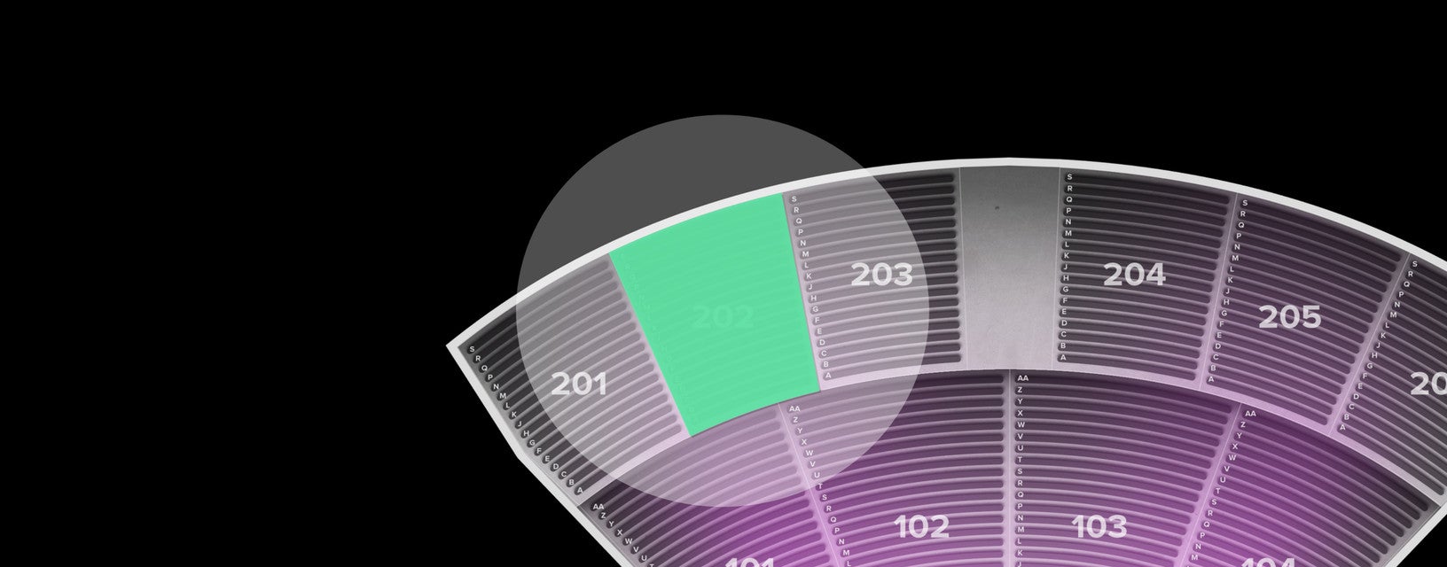 Seat view from Upper
