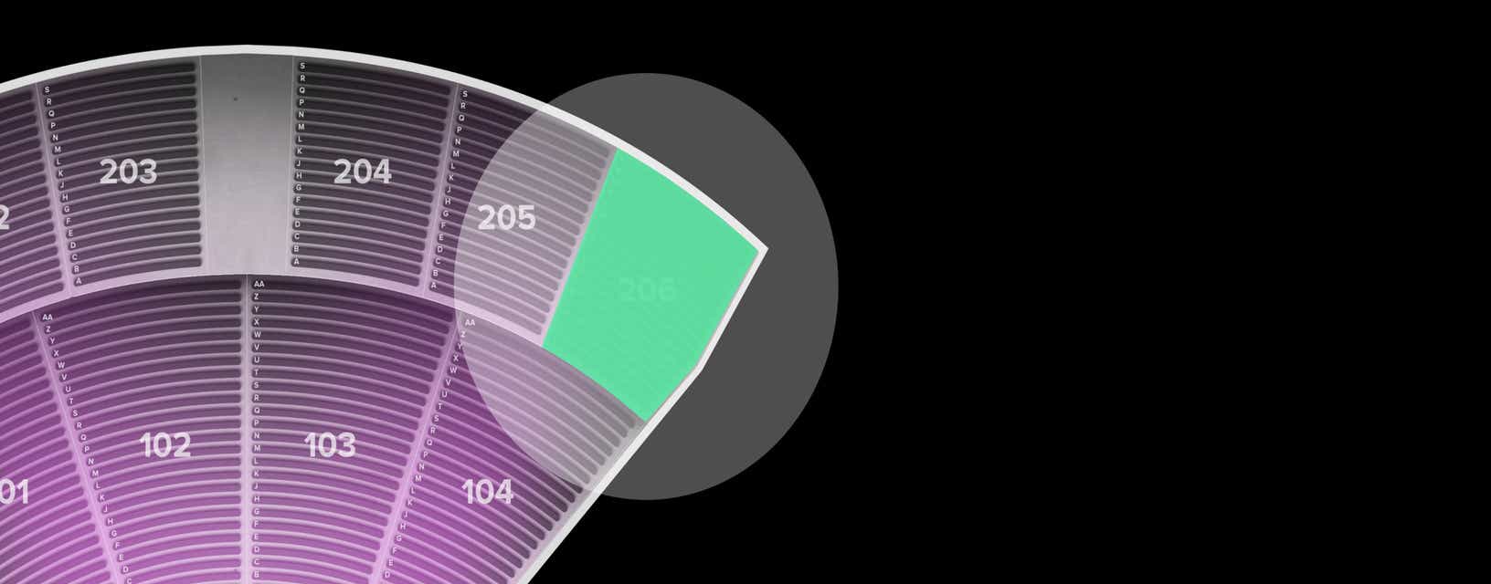 Seat view from Upper