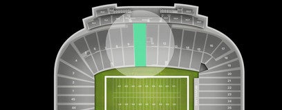 Seat view from Lower Sideline